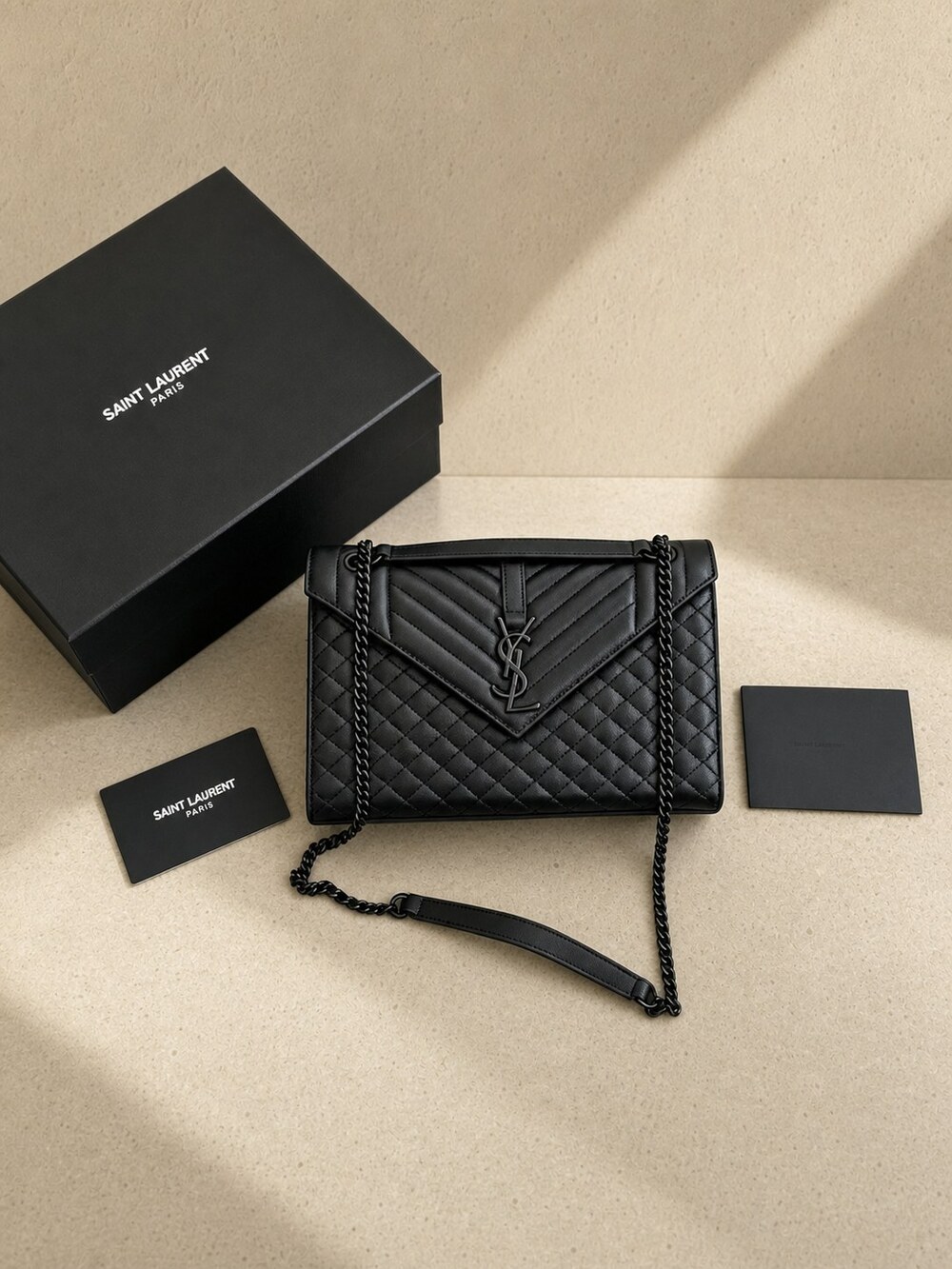 Saint Laurent Envelope Medium Bag | New / Unused - Picture 1 of 6